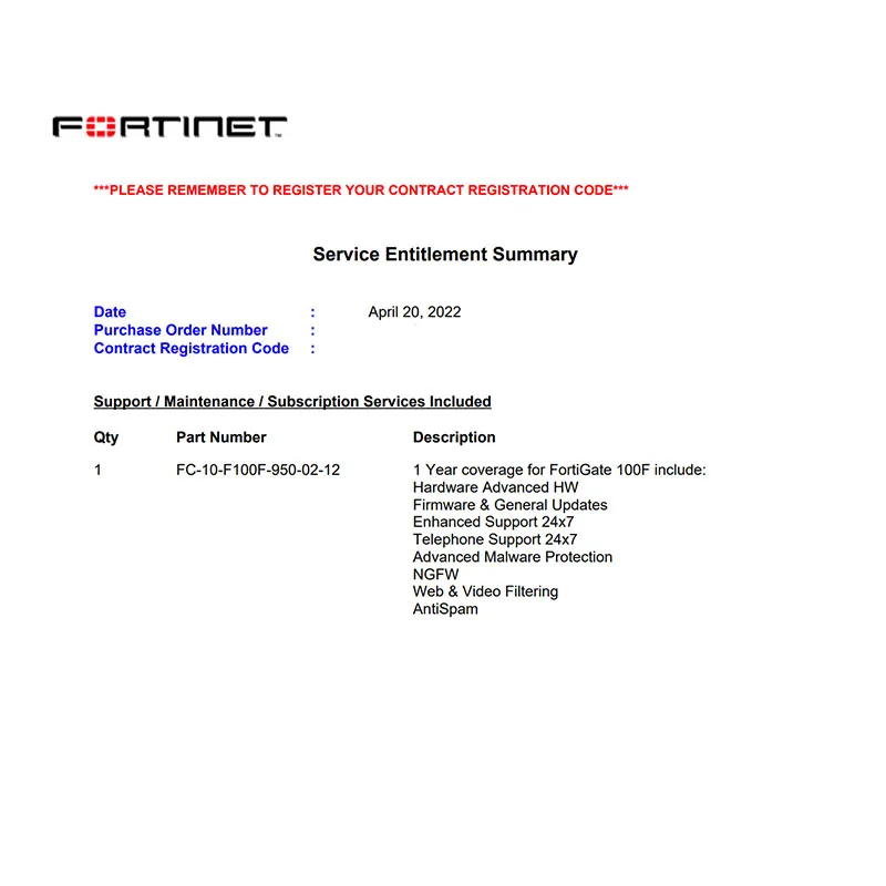 FortiGate снуд номерных знаков