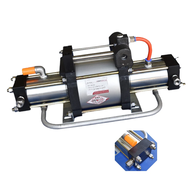 pneumatic hydrogen compressor argon/helium/nitrogen/CH4 gas compressor pump with max 50 Mpa