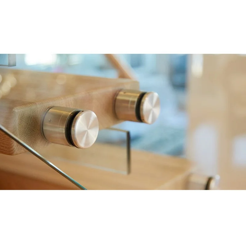 Good Quality Factory Directly Stainless Steel Metal Handrail Outdoor Wrought Iron Indoor Second Floor Glass Railing