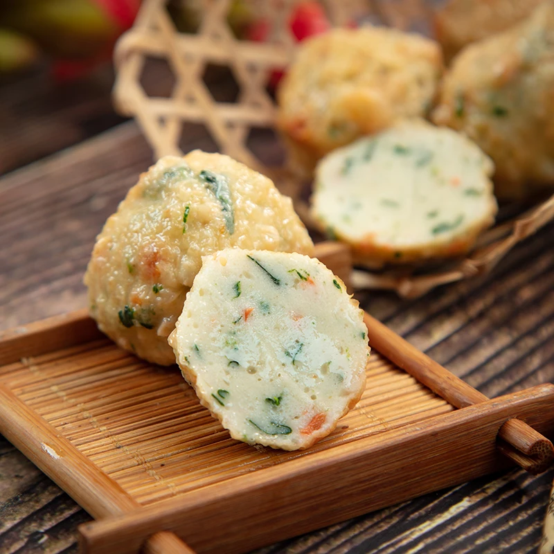 High quality OEM Frozen food vegetable seafood fish ball surimi food hotpot food