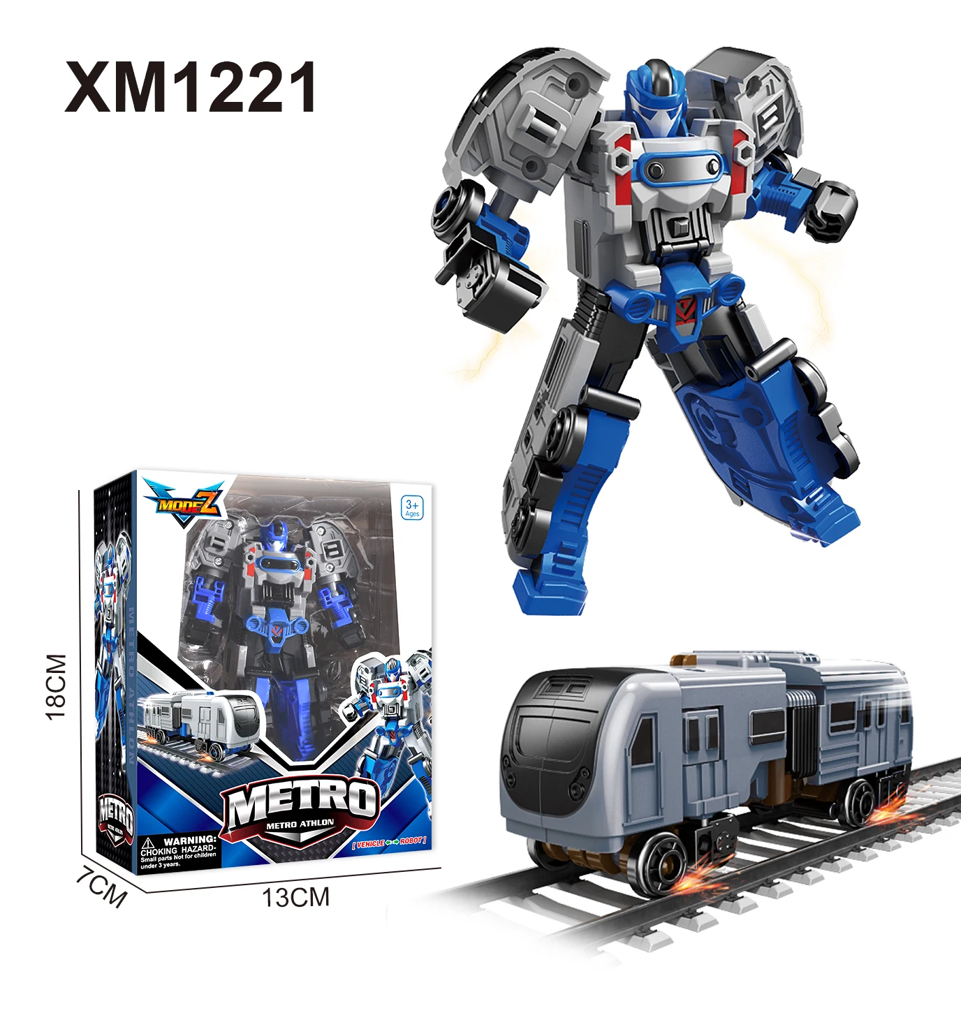 Newest Sale Transforming Car Toy Hot Selling Robot Train Model Deformation Robot Toy Changeable Model Transformation Toys