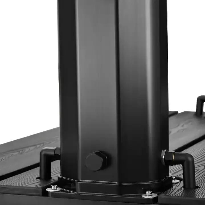 60L KR-1159 new design  Gate Style WPC Shower Board Outdoor Garden  Pool Swimming Solar Shower