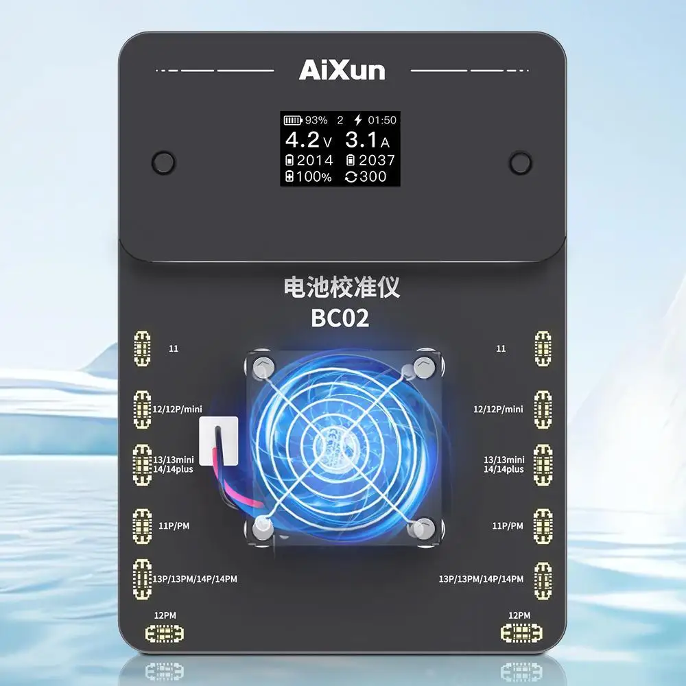 AiXun BC02 Battery Calibrator For iPhone 11 12 13 14 Pro Max Series Battery Health Data Test Calibration Repair Tools