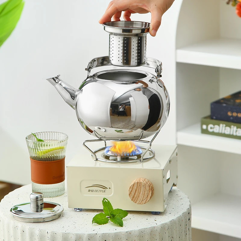 20cm Stainless Steel Water Whistling Kettle With Filters Tea Kettle Wholesale Tea Pots & Kettles for Boiling Water