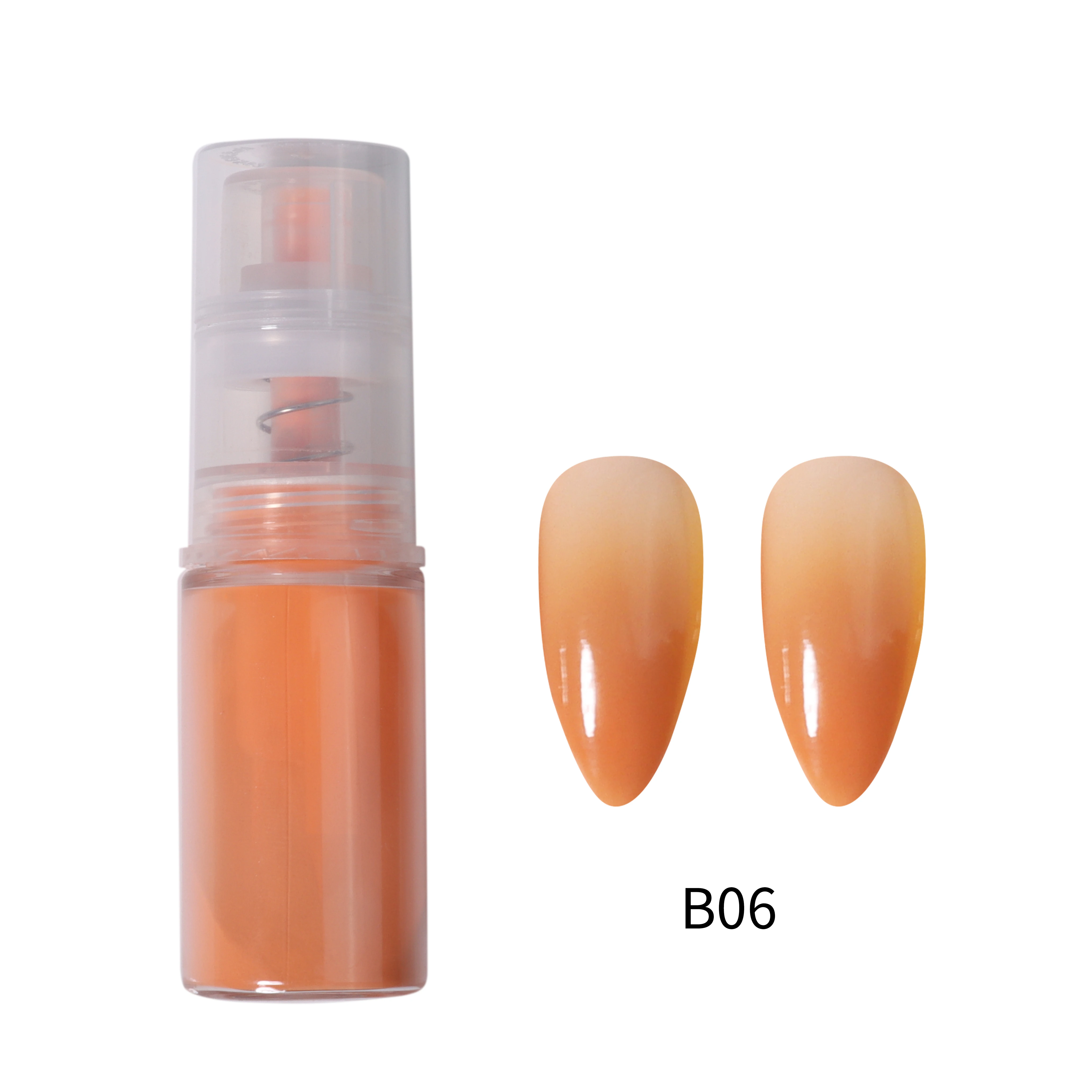 KNC Nail Pure Color B Ombre Spray Powder Nail Shadow Spray Mist Gradual Effective Pigment Powder With Spray Bottle