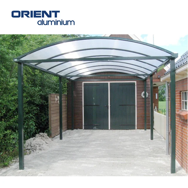 Customized Aluminium Carport with Skylight Roof Aluminium Carport Poland Aluminium Carport Canopy