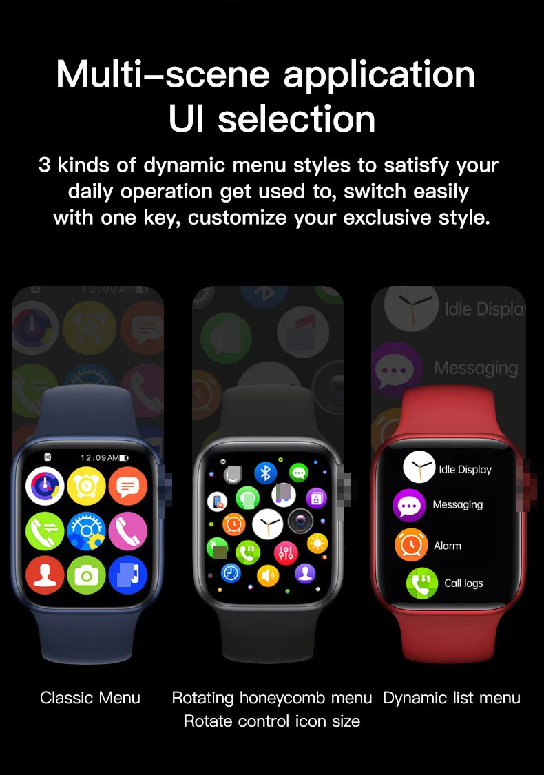 
2021 New Full play game smartwatch x16 IP67 Waterproof 1.75 BT call Pedometer smart watch x16 for Android IOS 