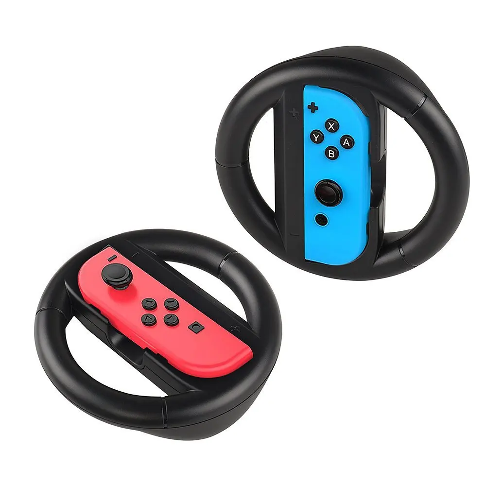 New Arrival 2 Pack Gaming Steering Wheel Video Game Accessories for Nintendo Switch Joy-con Controller