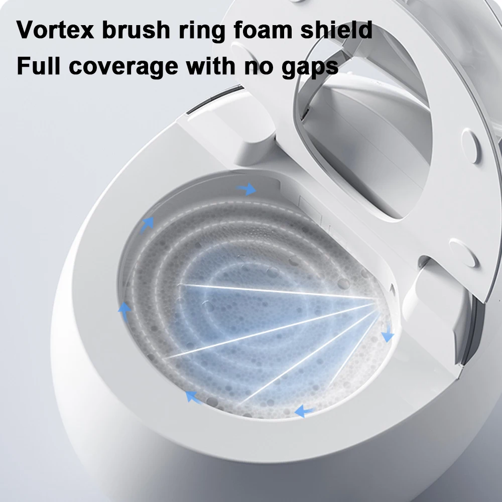 Sanitary ware bath set one piece smart wc egg shape auto intelligent toilet with woman bidet automatic flush