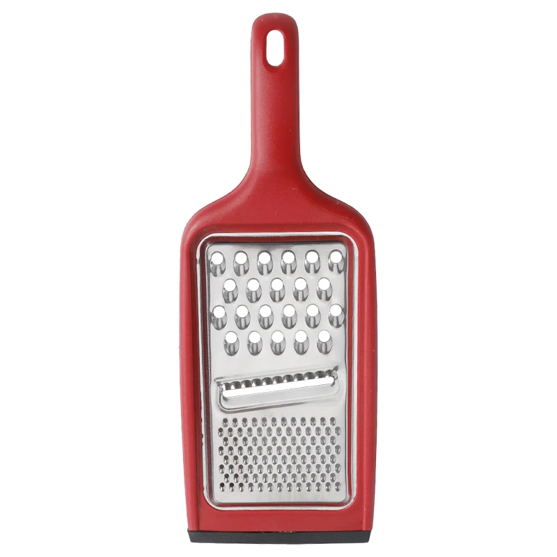 Food Grater Metal Cheese Garlic Zester - Ergonomic Flat Vegetable Lemon Ginger Citrus Grater Handheld