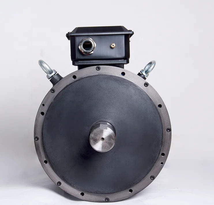 Factory 62.8kw  500rpm  steel plate cutting machine servo torque motor liquid cooling flange mounting