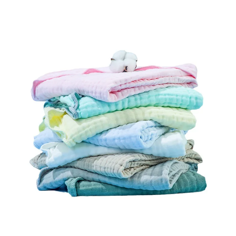 90x90CM 100% Organic cotton super soft newborn baby cute hooded towel for babies