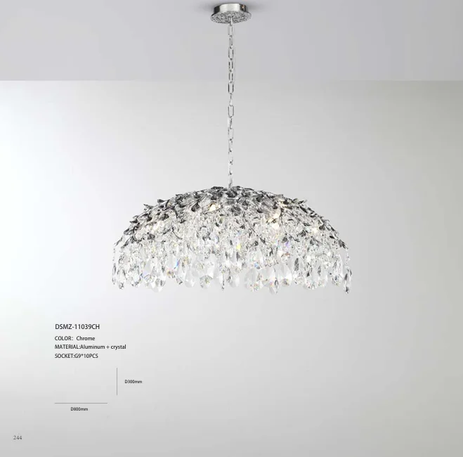 Luxury Living Room Lamp Crystal Ceiling Lamp Villa Banquet Decoration Tree Branch Crystal Chandelier