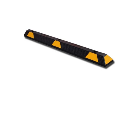 
Wholesale High Quality Car Rubber Wheel Stopper Reflective Wheel Stops 