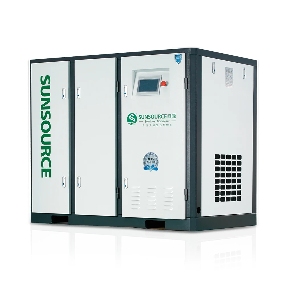 
Китайский производитель, 12,5 бар, 45 кВт, 60 л.с., Электрический водный смазочный масляный роторный винтовой воздушный компрессор 