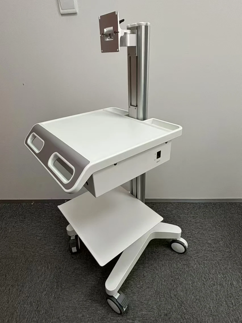 Hospital Gynecological Examination Equipment Optical Colposcope System Medical trolley cart For Electronic colposcope stand
