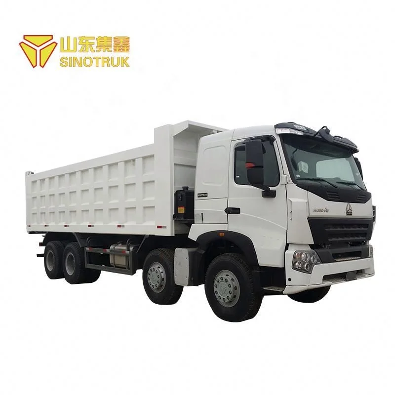 China made cheap sinotruk howo left hand drive 8x4 tipper truck prices for sale