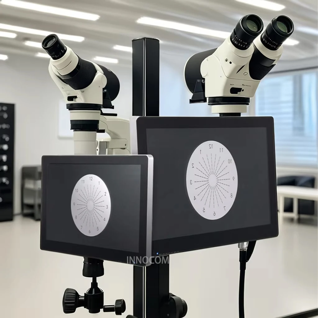 High-Performance Multi-Functional LCD Chart Projector Adjustable Distance for Eye Examination Metal Material