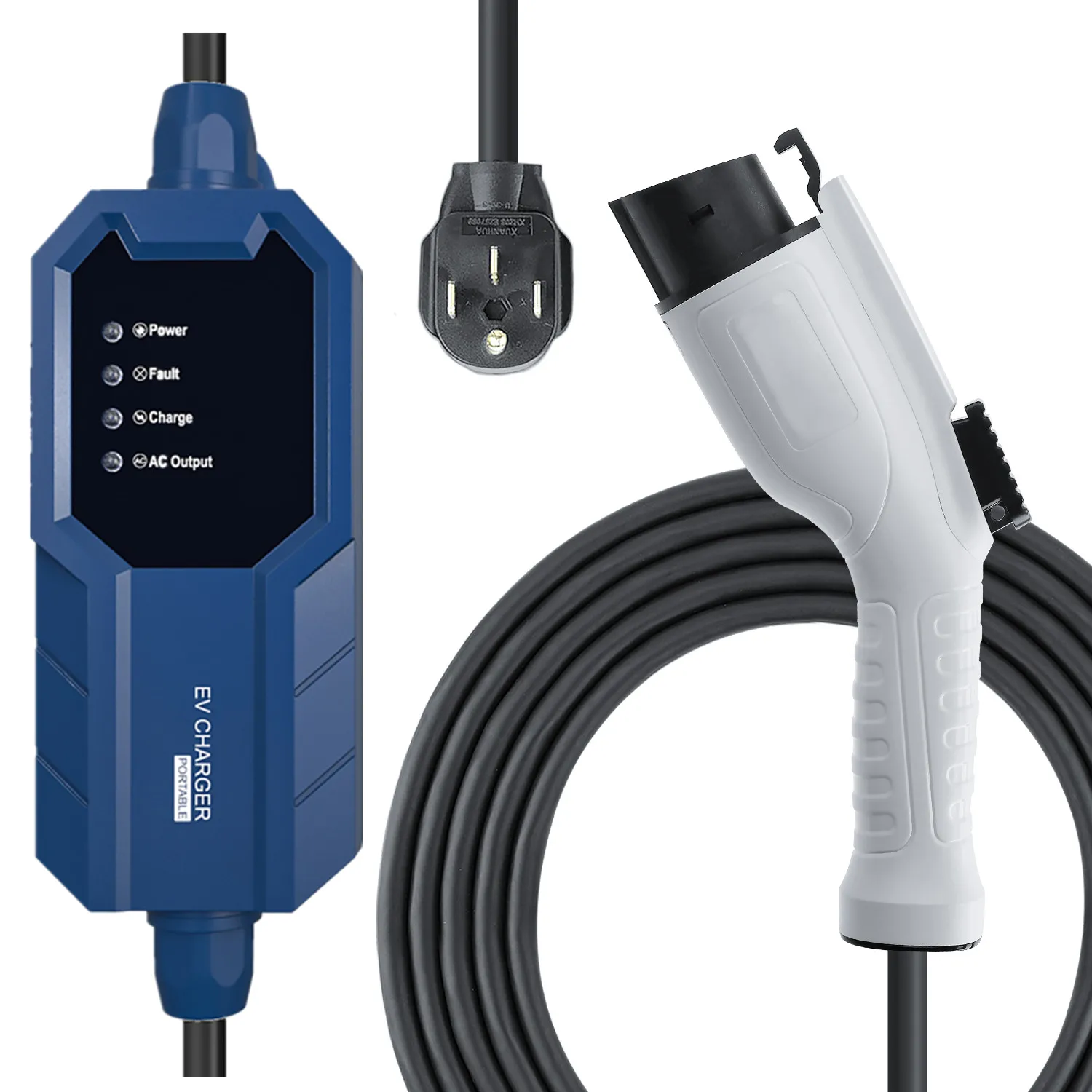 Портативное зарядное устройство Dagreen Level 2 EV, домашняя зарядная станция EVSE для электромобиля (разъем NEMA 14-50), кабель 10 м