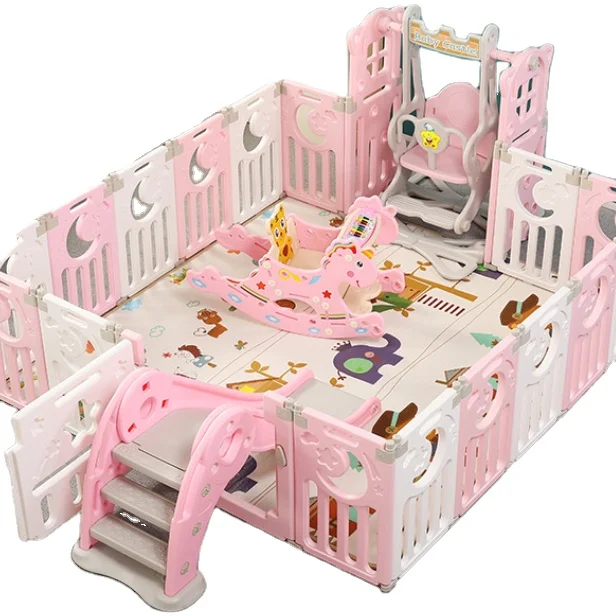 Оптовая продажа с Amazon, детский игровой забор, домашний складной забор для детей, забор для малышей