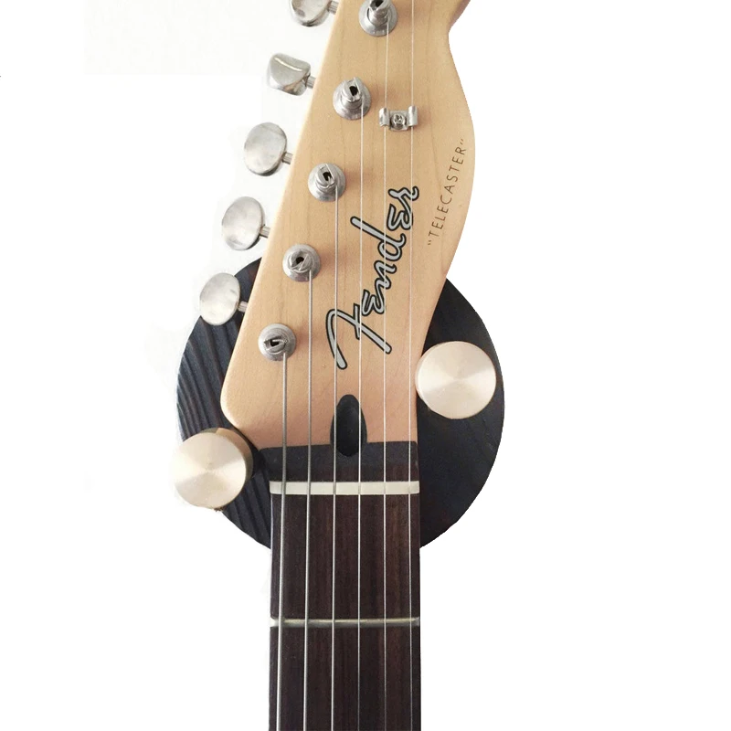 Деревянное настенное крепление-вешалка с крючком для электрических басов и акустических гитар, аксессуары