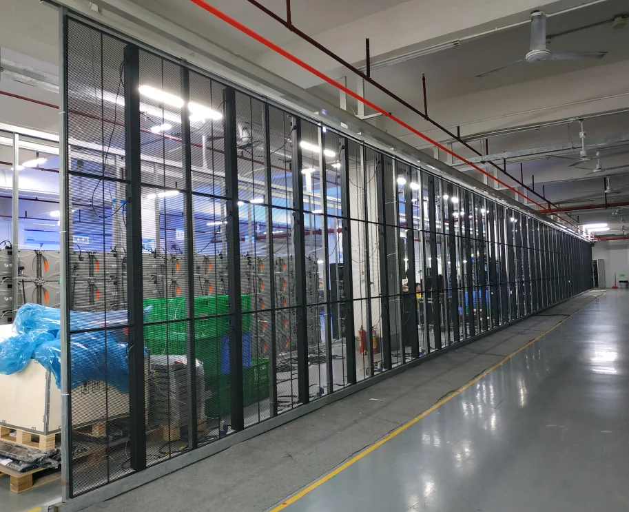 TOPLED P3.91-P7.81 transparent led fixed led display  full color smd advertising indoor outdoor panel screen easy installation