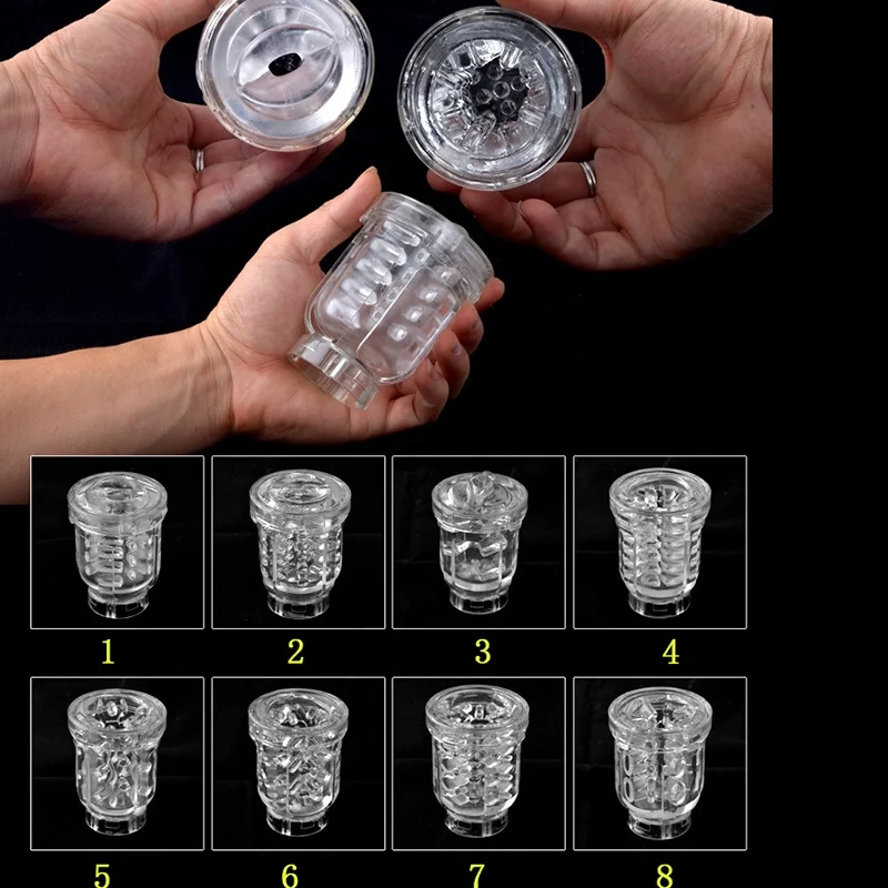 Телескопический мастурбатор для влюбленных 2 мужчин внутренние части Мужская чашка для мастурбации свободные руки внутренние сменные детали, секс-игрушки