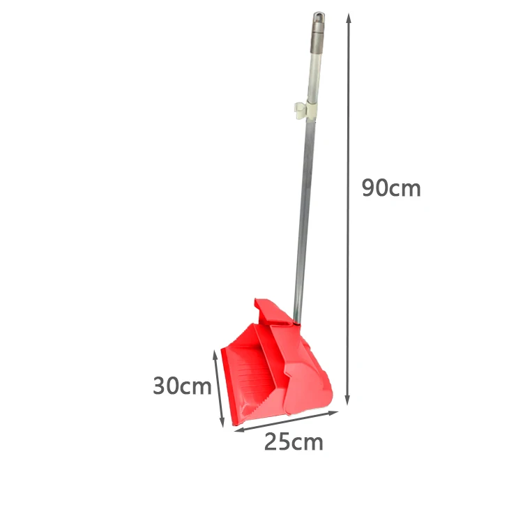 ecoclean Commercial home Plastic Brooms Dustpans Set Lobby Floor  aluminum handle Cleaning Dustpan with Broom
