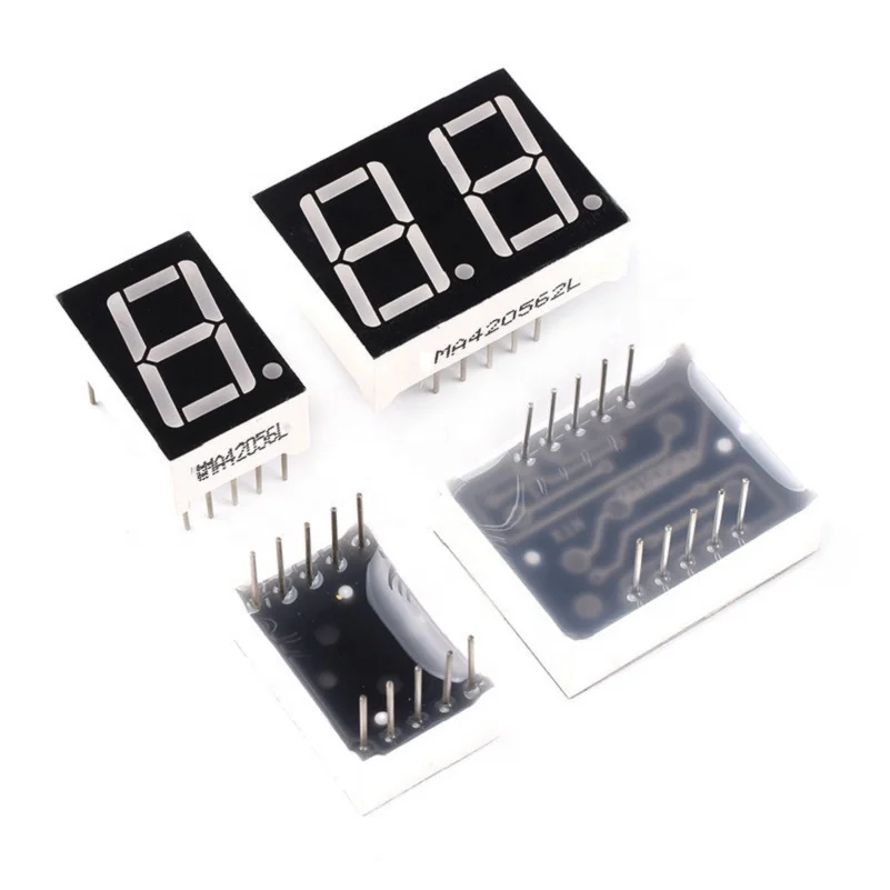 0.36 Inch 1 2 3 4 Digit Digital Tube 7 Segment Led Display Red White Blue