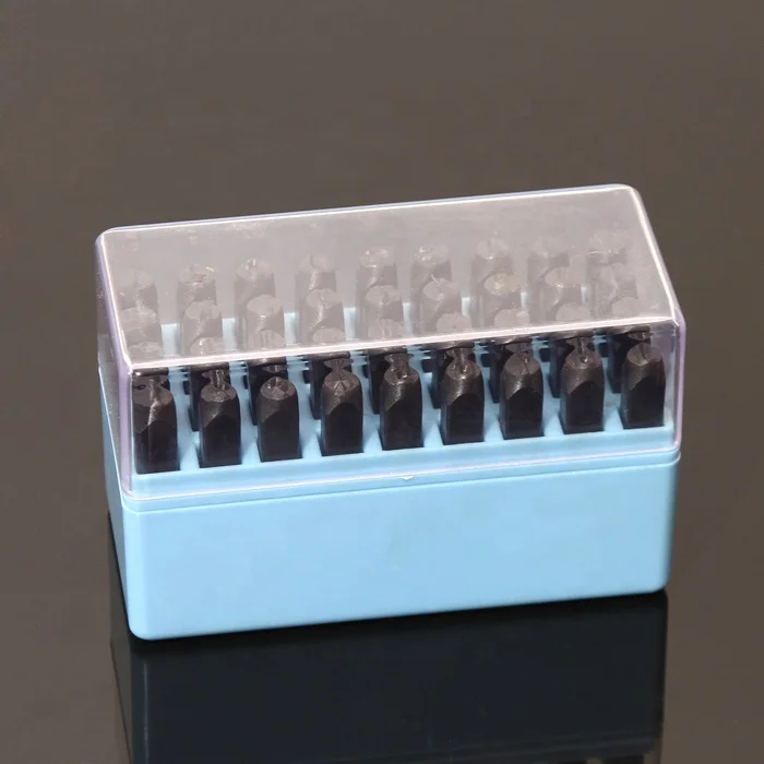 36pcs DIY High quality Letter and Number Steel Punch Stamp Set key marking punch stamp machine