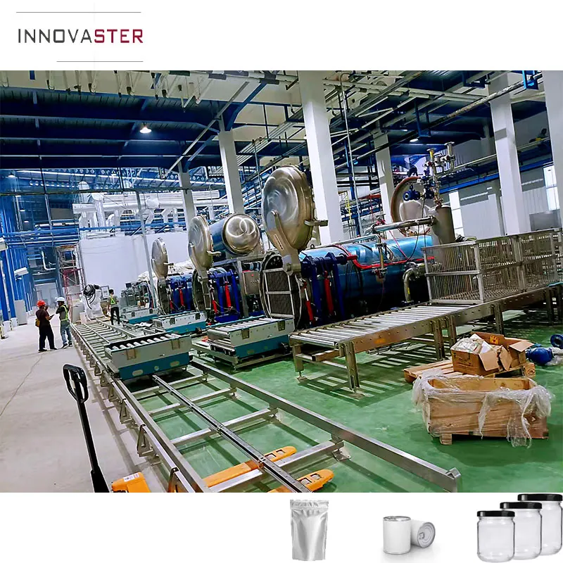 Horizontal Autoclave Food Canning Cooking Retorts Autoclave Machine