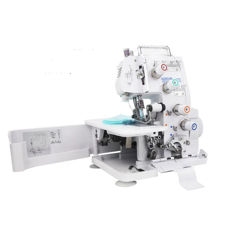 JUKKY JK4-434D Portable Household 4 thread Overlock Sewing Machine new apparel machinery manual for thick fabrics with motor