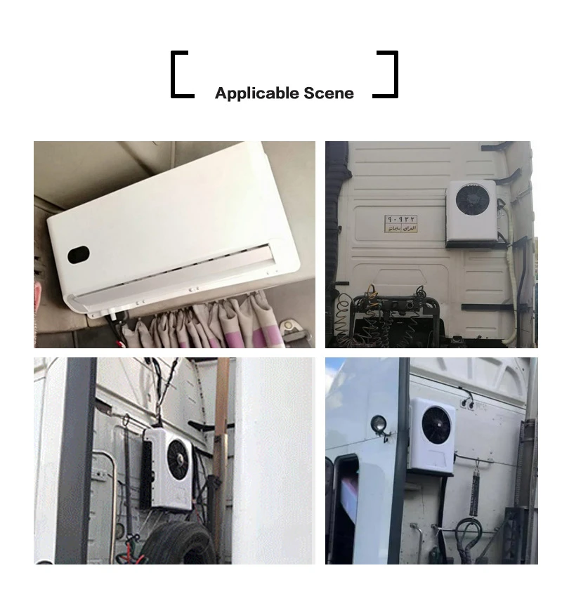 Okyrie Portable RV AC Air Conditioning Unit 12 24 Volt Motorhome Air Conditioner For Van Camper Boat Hatch