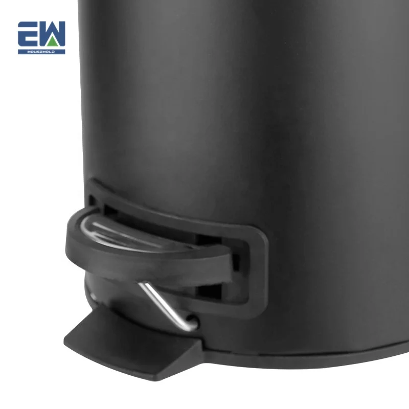 New housewares bathroom products 2020 bathroom cabinets with metal handle easy to move buckets Stainless steel pedal bin