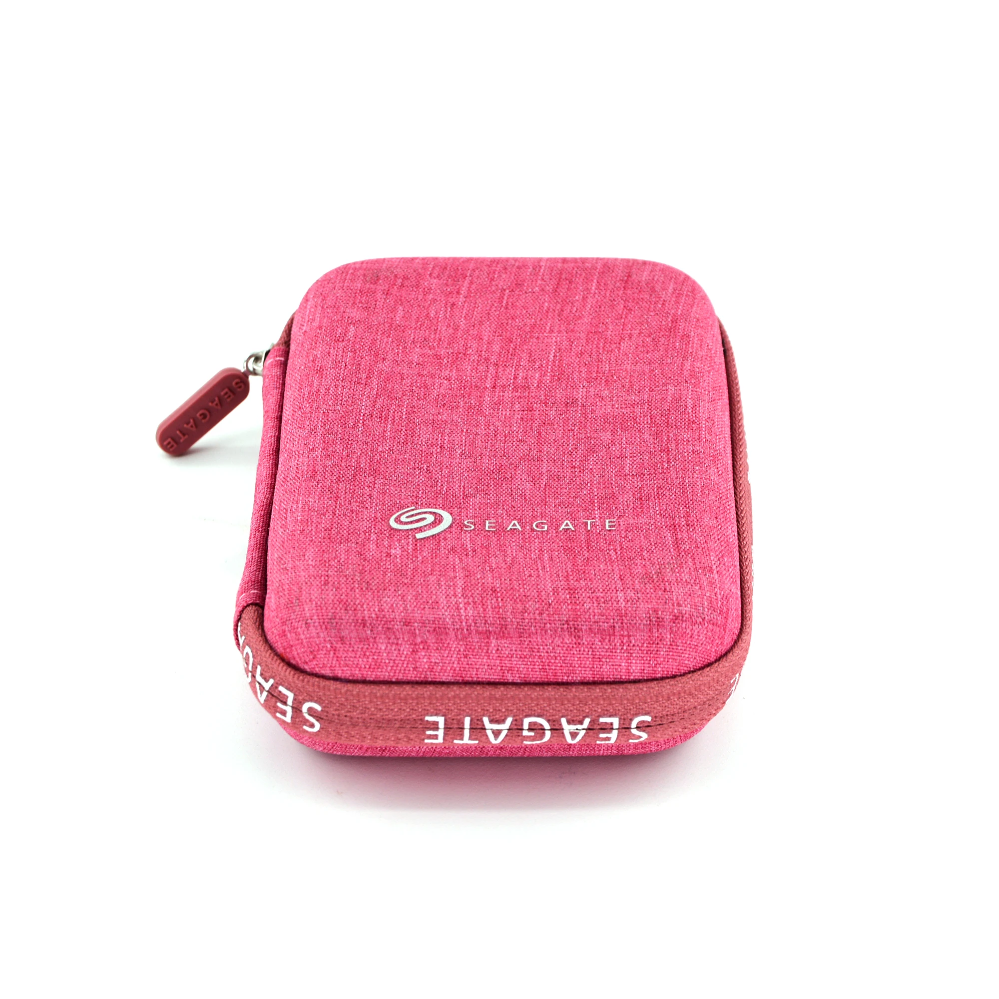 Pink Fabric Low Cost RTS Ready To Ship HDD Slim Pouch Durable Carrying Cheap HDD Case