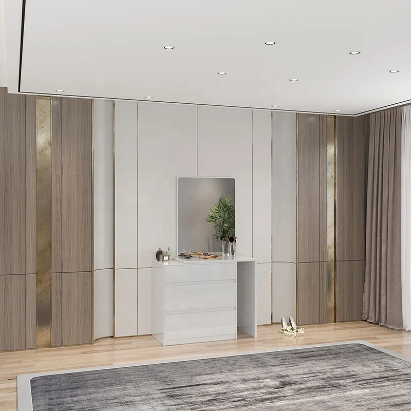 modern king size bedroom set nordic bed set furniture bedroom sliding wardrobe with mirror door white turkish bedroom full set