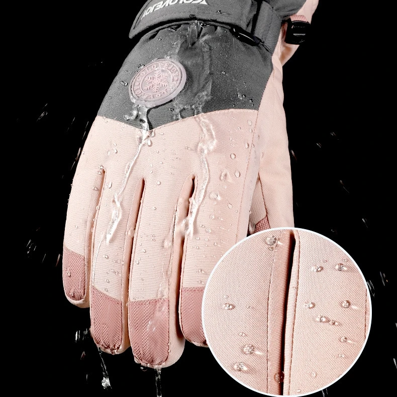 Thickened Plus Velvet Mountaineering Matten Windproof Warm Riding Padded Glove Winter Outdoor Camouflage Riding Ski Gloves