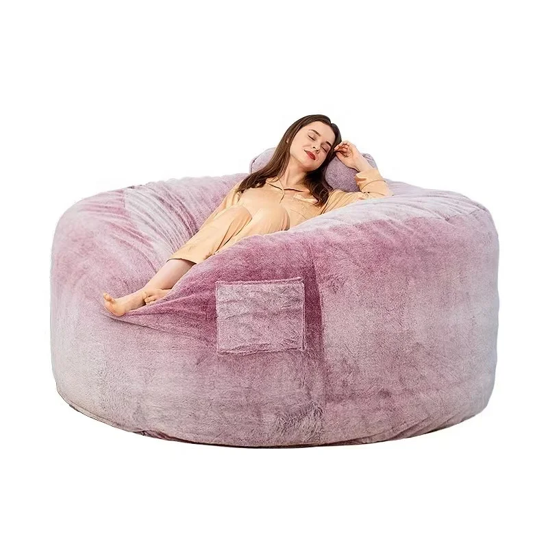 coffee outdoor baby foam faux leather bean bag bed  for adults kids