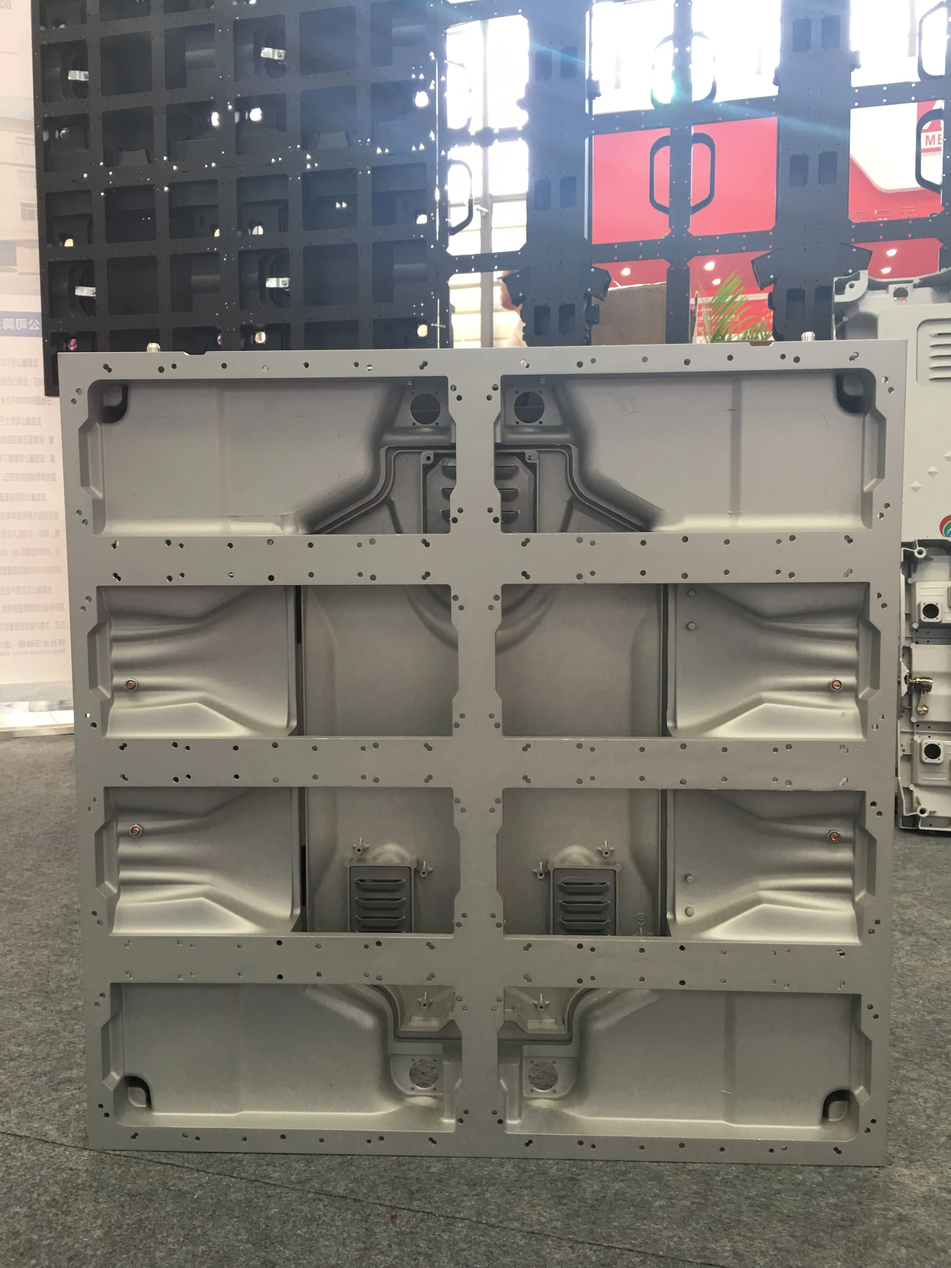 16scan Magnesium Alloy LED Display Cabinet p4 /p8 indoor  Die Cast Rental Led Screen Outdoor