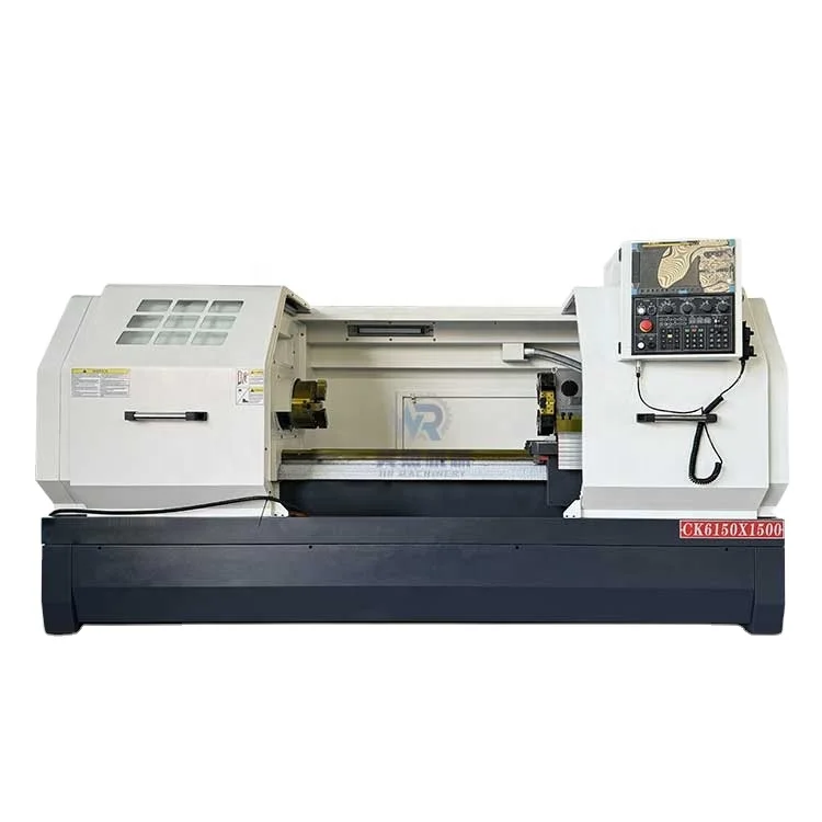 CK6150-750mm 1000mm CNC Lathe Machine 220V Flat Bed Turning Center GSK Siemens Fanuc Control System