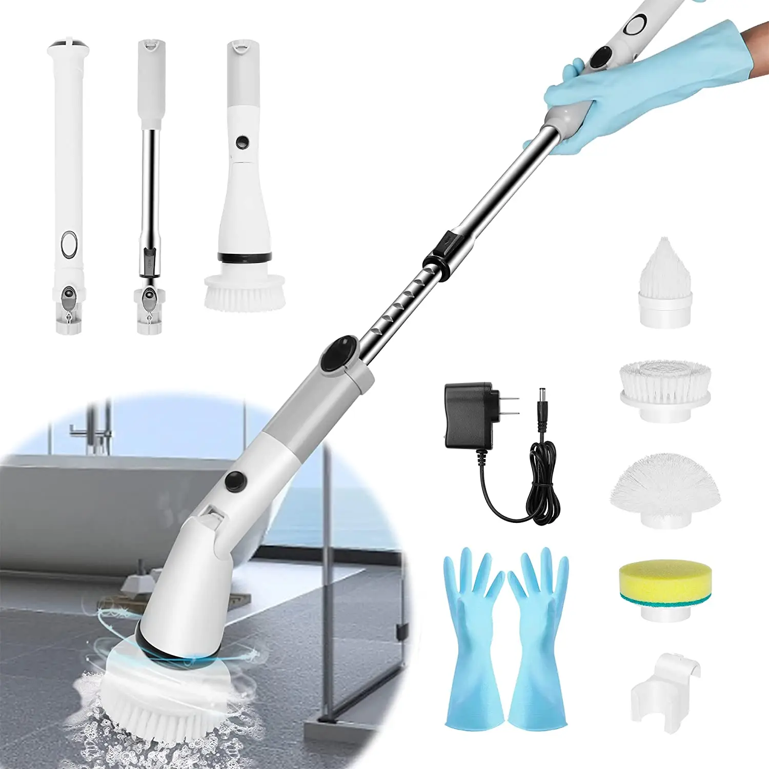 Floor cleaning sweeping brooms and brushes hockey cleaning toilet brush with long handle
