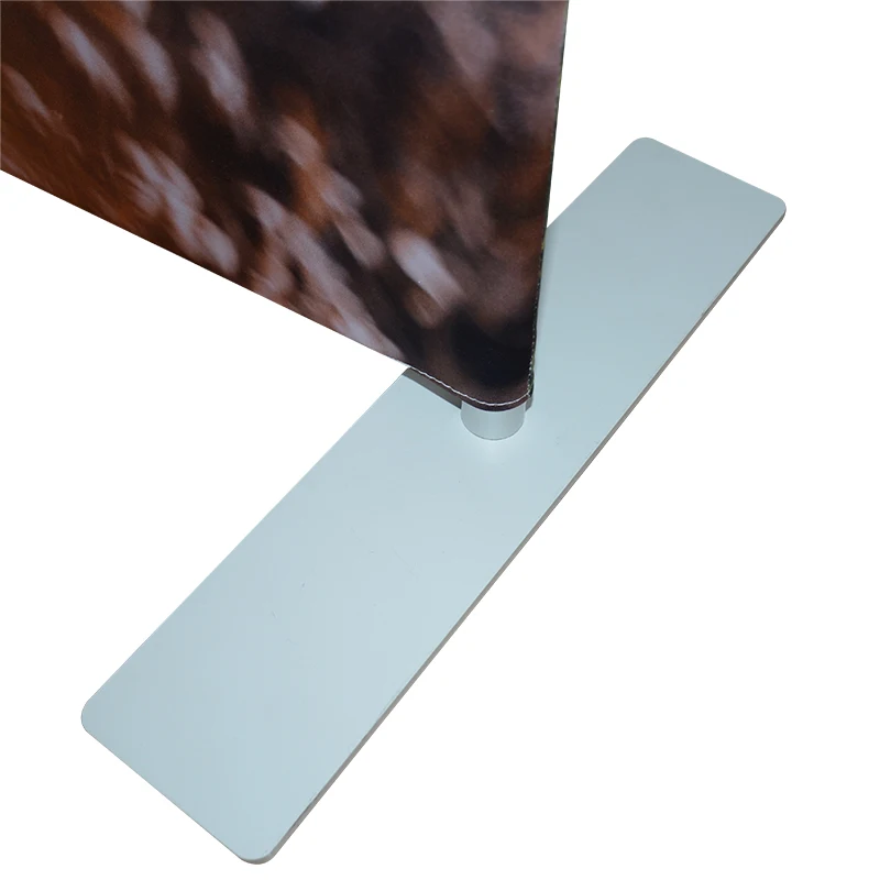 Portable advertising tension fabric display aluminium event exhibition curved floor backdrop banner stand