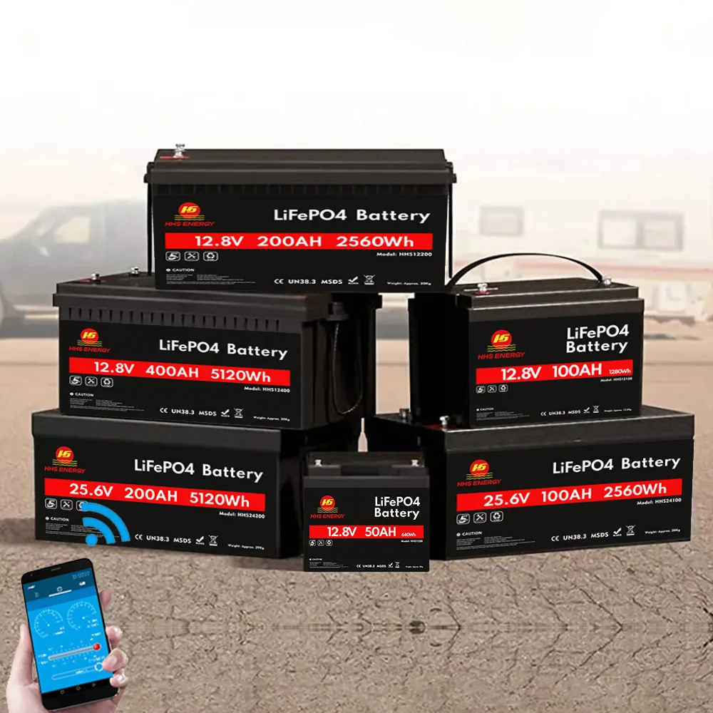 Индивидуальная батарея 12 В 24 lifepo4 Вольт 50ah 100Ah 150Ah 200Ah 250Ah 300ah 400Ah литий-ионный аккумулятор для RV солнечной батареи
