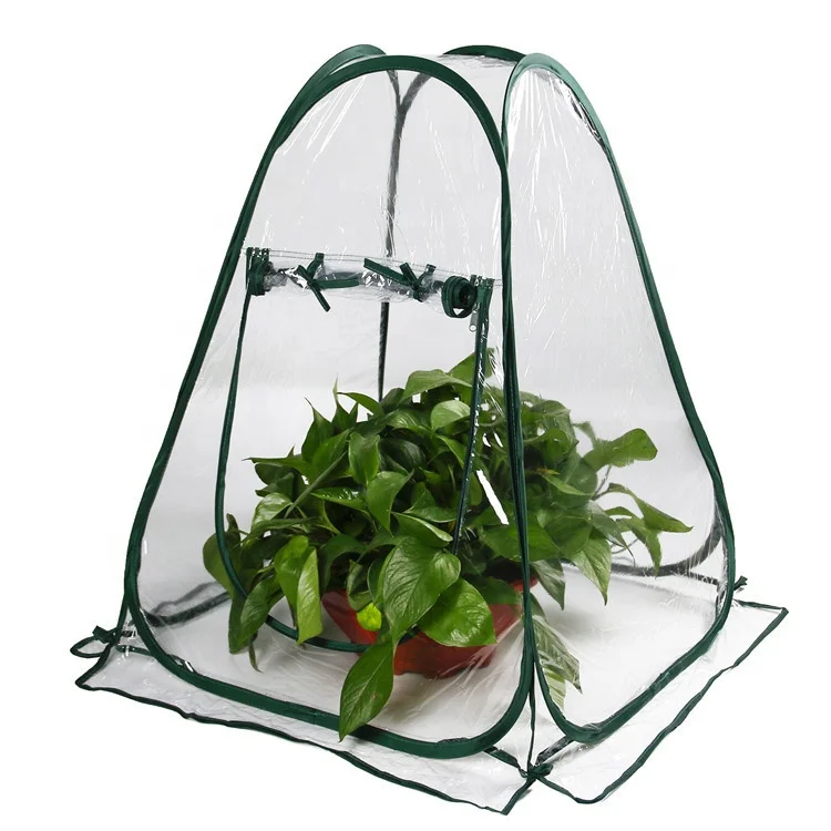 Foldable portable home gardening greenhouse succulent flower and grass rain-proof insulation cover insect butterfly rearing cage