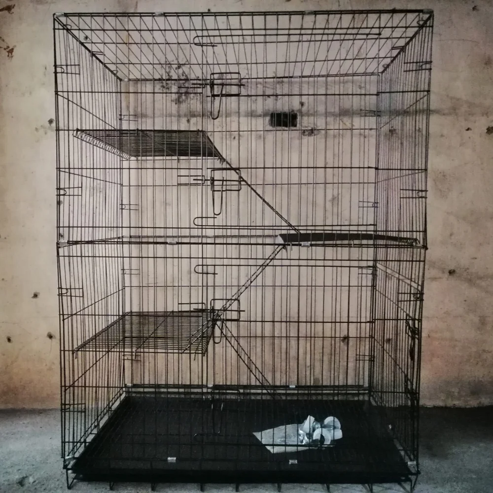 Hot Selling Cat Display Cages House Large Comfortable Anti-Rust Small Pet cage
