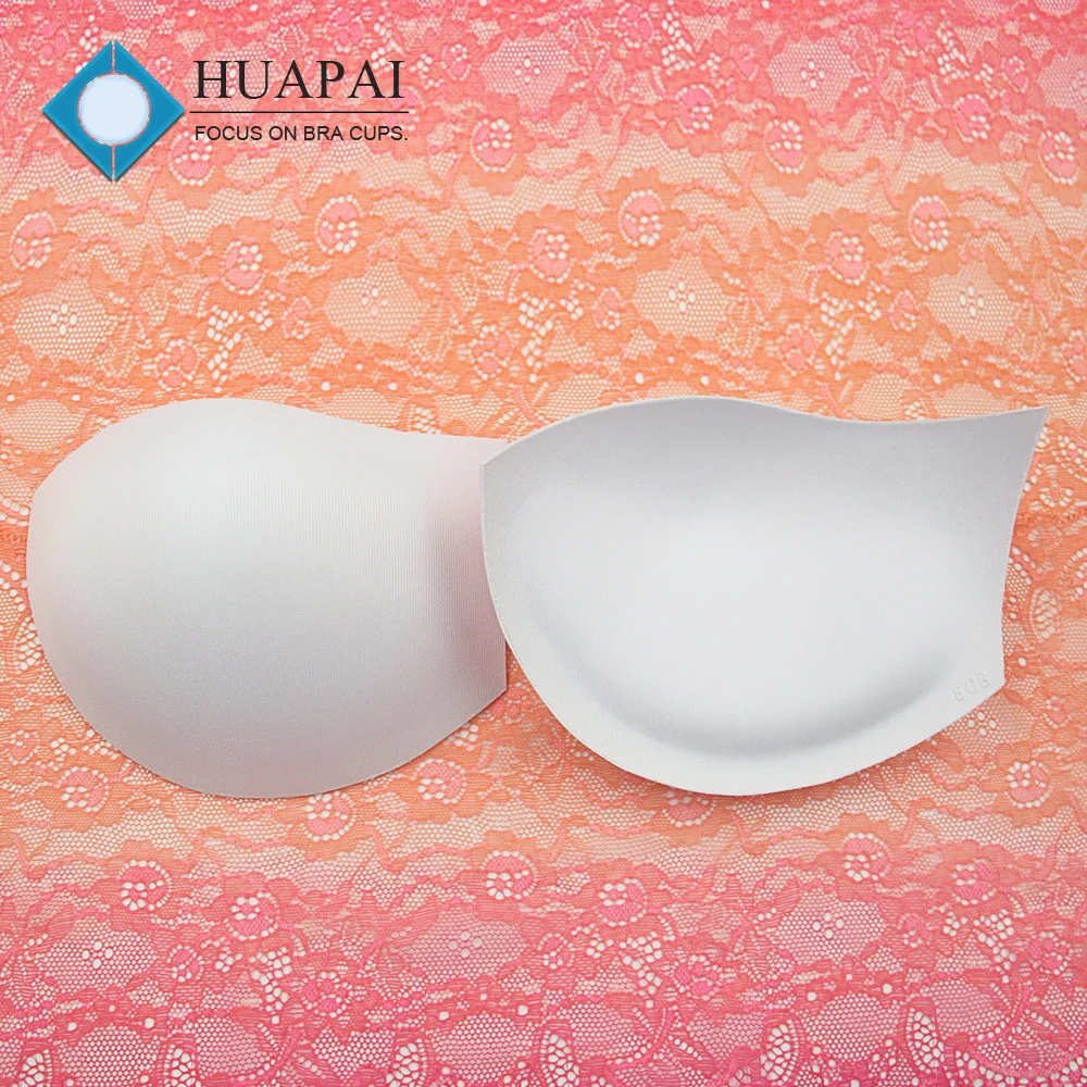 Bra cup manufacturer swimwear push up white bra cup in multi size