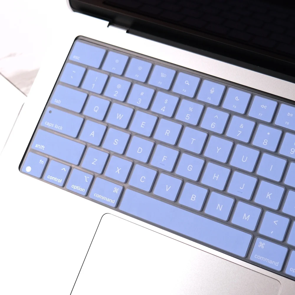 Laptop Keyboard Protector Covers High Quality Dustproof Soft Silicone for Macbook A2442 Color Keyboard Cover Silicone Key Board
