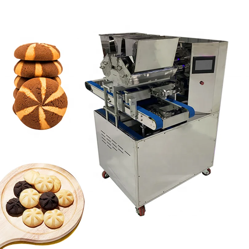 Filled Date Bar Maamoul Mooncake Making Machine PLC Control Hasborg Cookie Depositor Machine Price