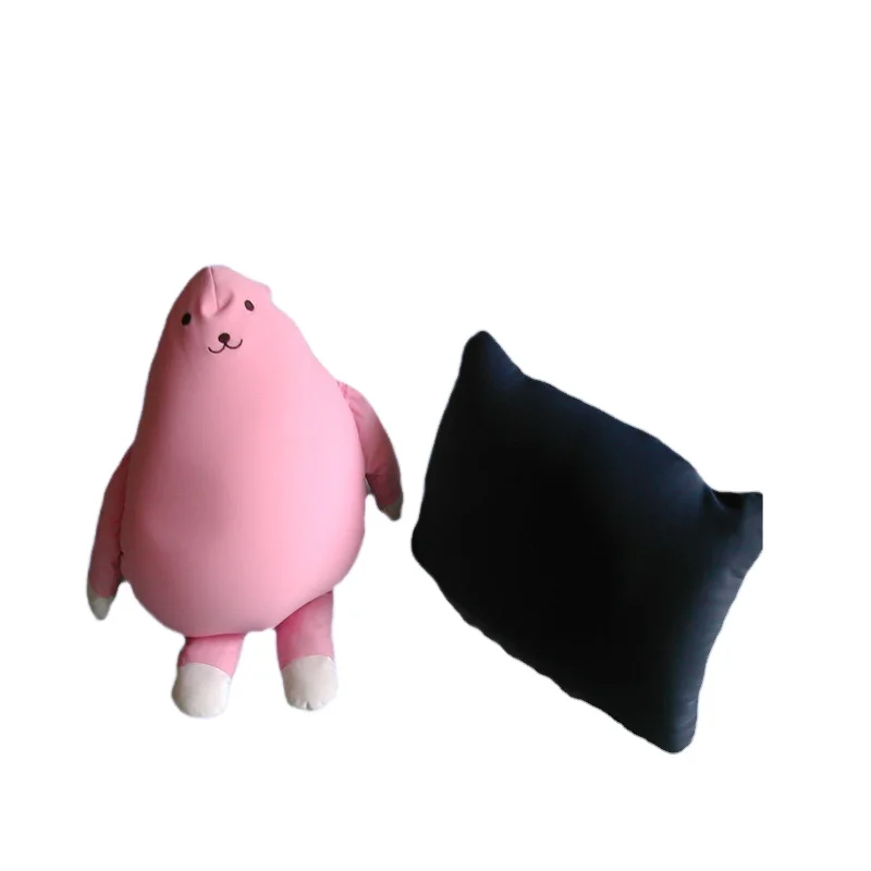 China Factory Made Customized Stuffed Plush Animal 2 in 1 Transforms Travel Pillow