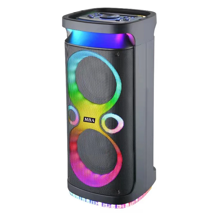 Outdoor Portable 8 inch DJ Heavy Bass RGB light J B L Style Bluetooth speaker wireless parlante bocinas sound speaker